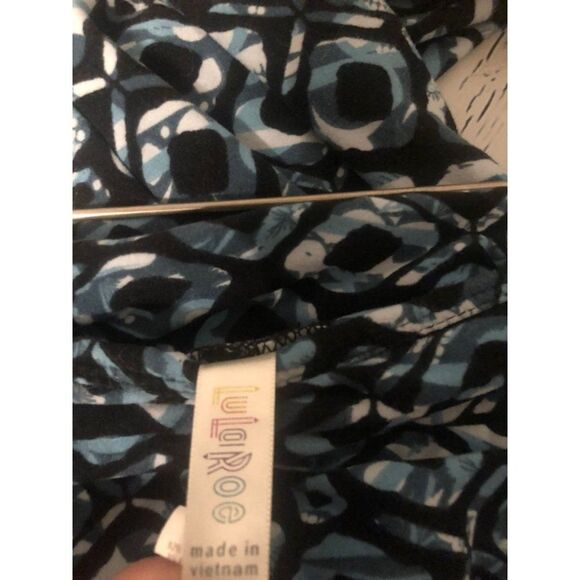 LuLaRoe size OS one size leggings blue dot - Picture 5 of 5